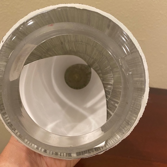 9" Snowy Mosaic Tree Cloches - POTTERY BARN - Picture 6 of 7